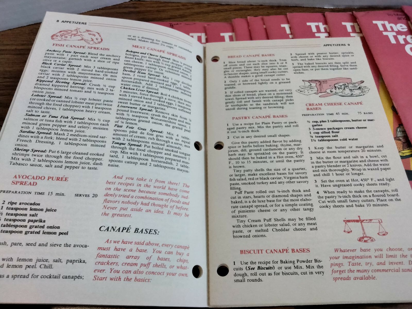 416 Pages Vintage The Illustrated Treasury Of Cooking Cookbook 1970’s- 1 Thru 13