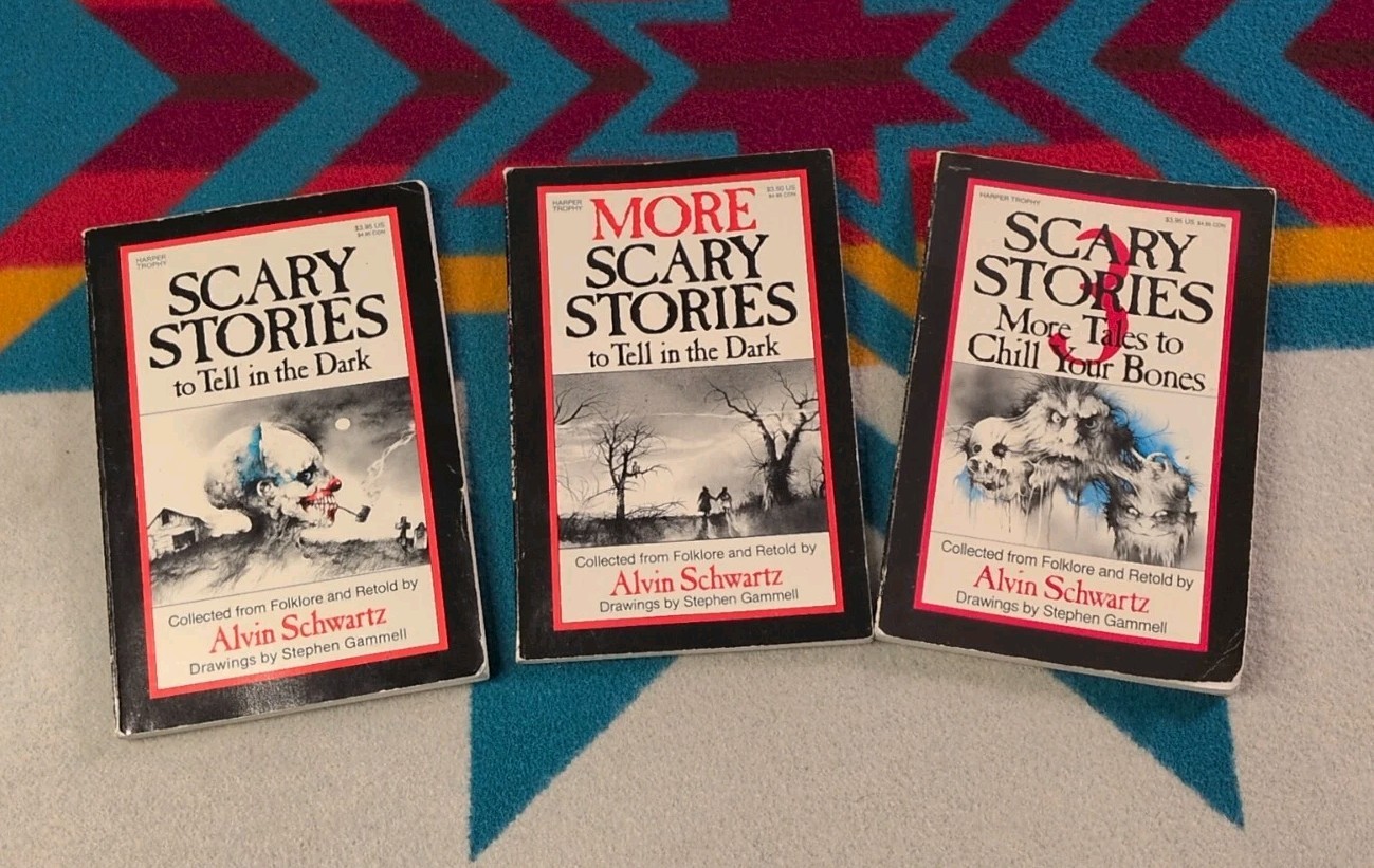 Scary Stories To Tell In the Dark Treasury Bk Set 1 2 3 Original Alvin Schwartz