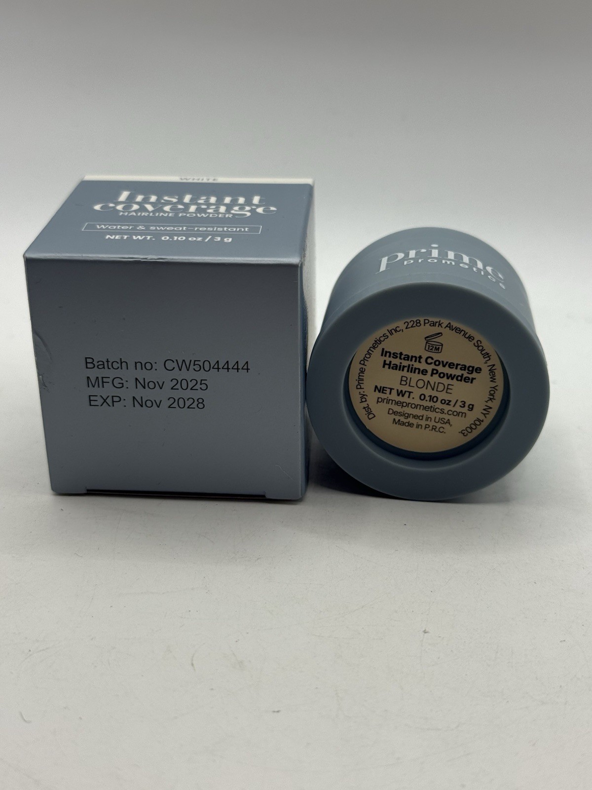 Prime Prometics Instant Coverage Hairline Powder for Mature Women – Covers Grays