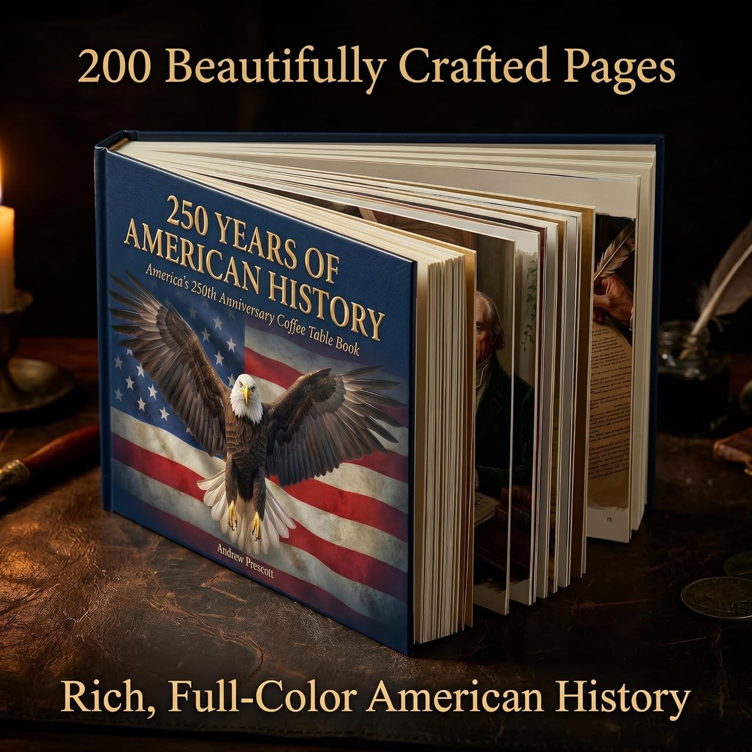 250 Years of American History: America’s 250th Anniversary Coffee Table Book