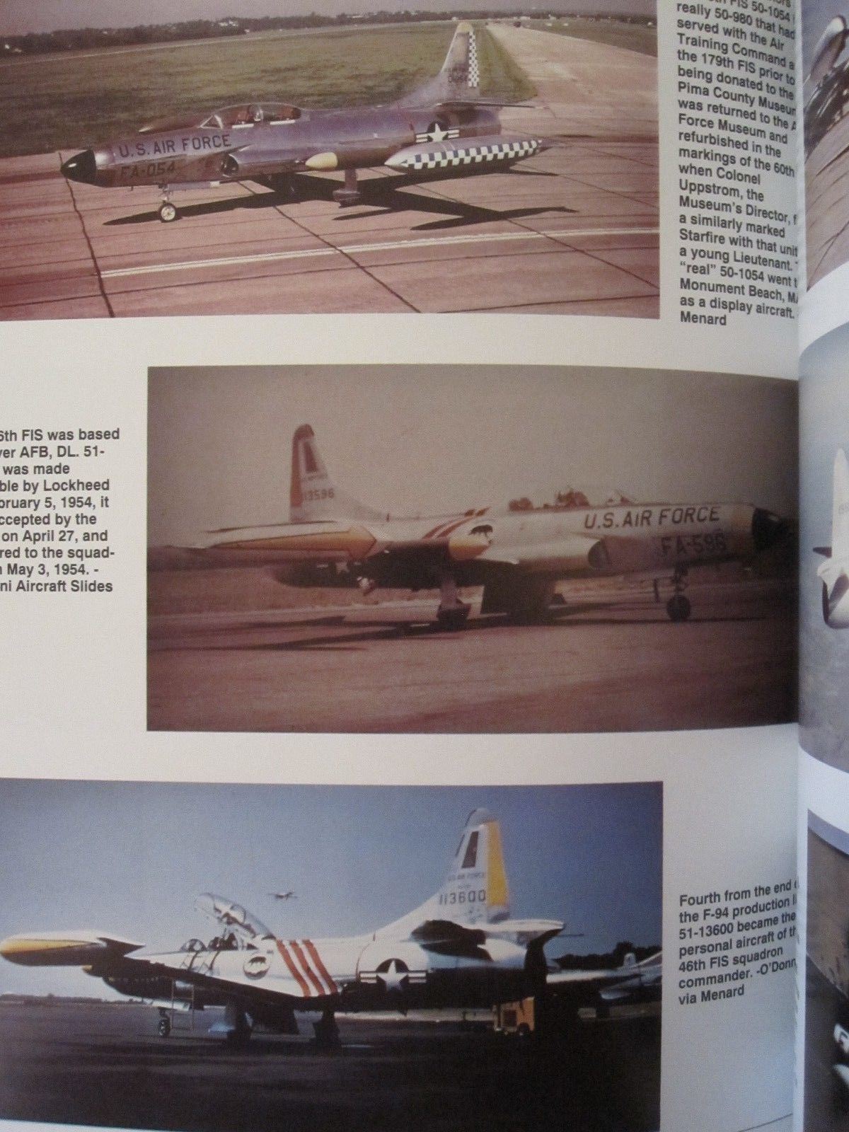 Lockheed F-94 Starfire: A Photo Chronicle – Color Photos, 128 pages
