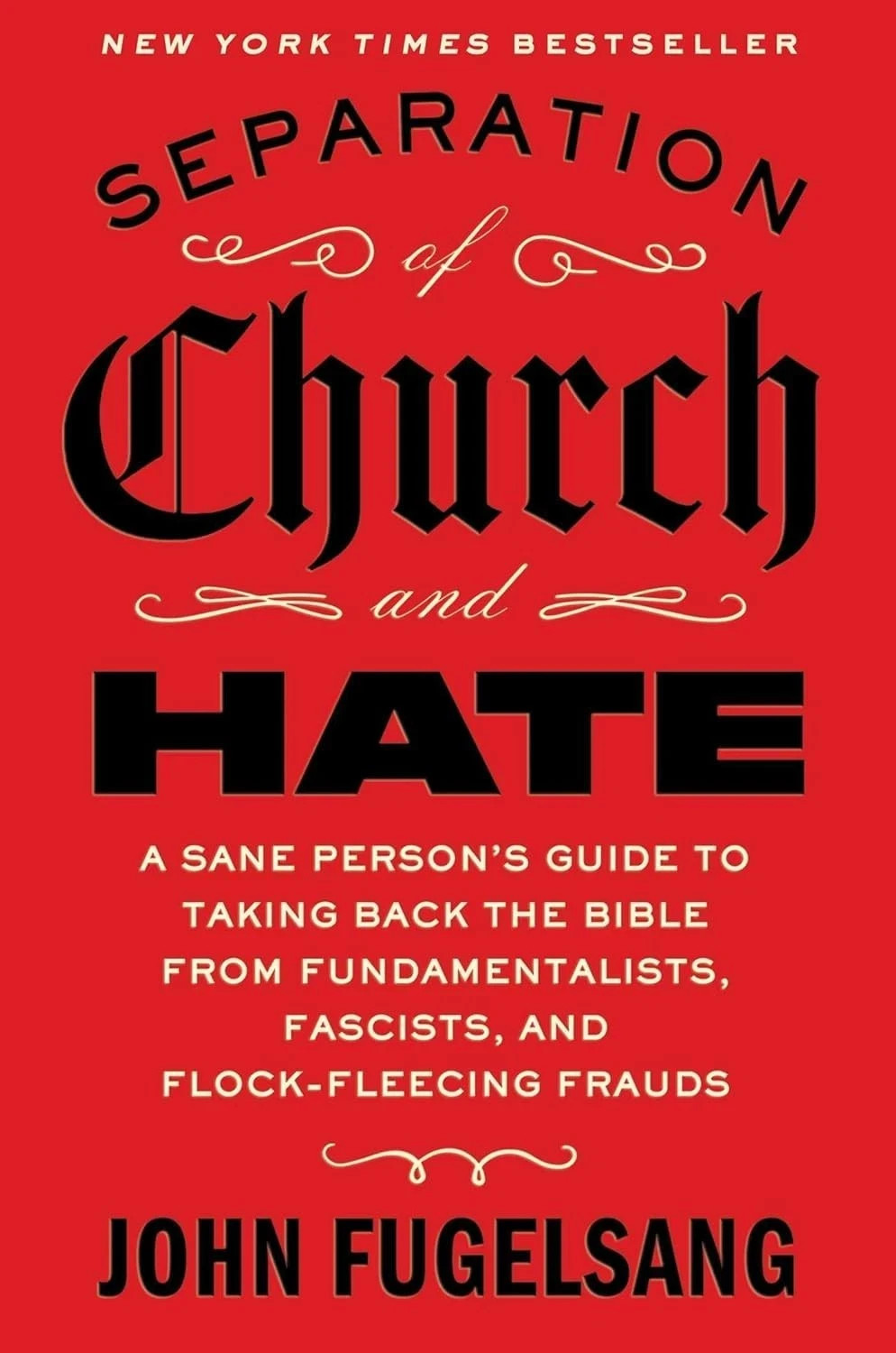 Separation of Church and Hate By John Fugelsang Paperback Brand New Free Ship