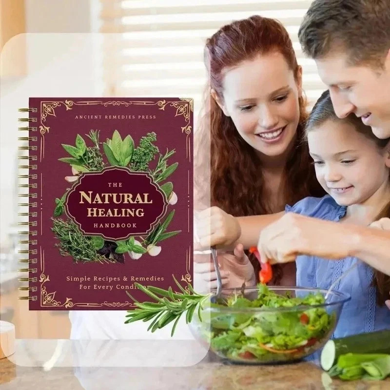The Natural Healing Handbook Spiral Bound Guide For Herbal Remedies And NaturalT