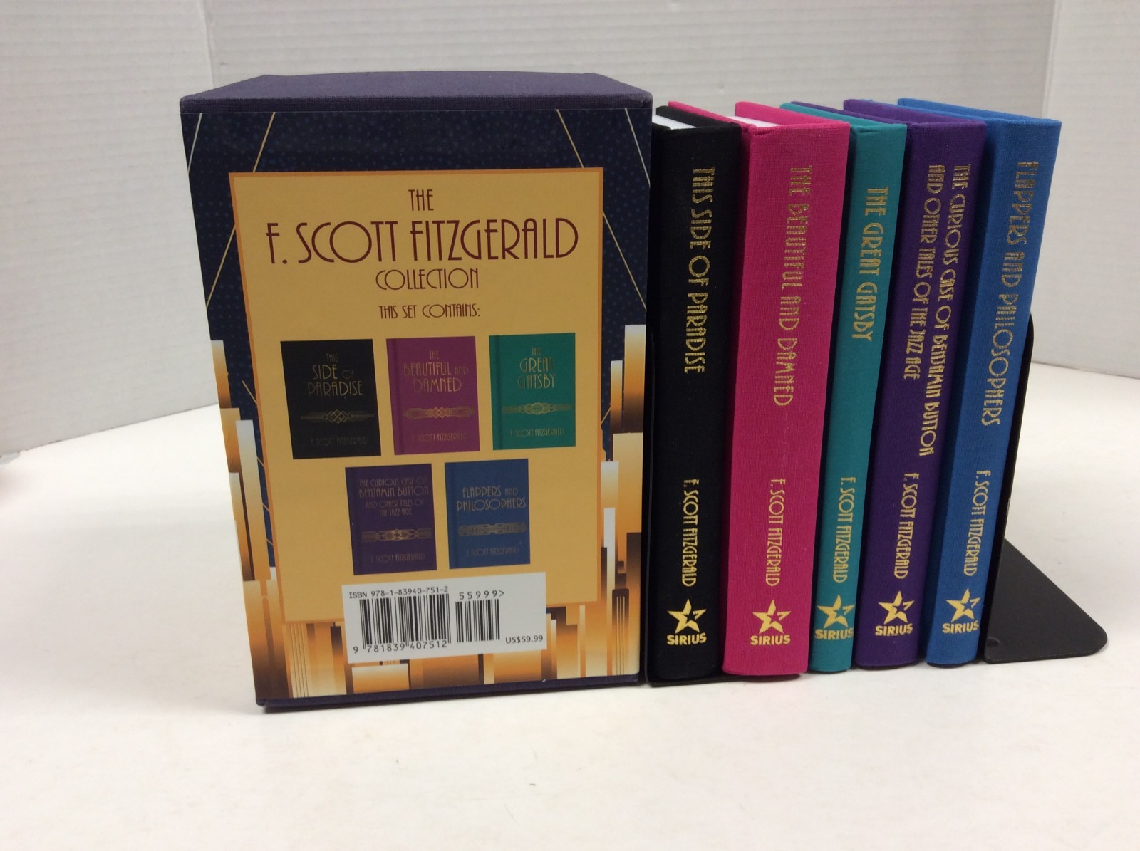 THE F. SCOTT FITZGERALD COLLECTION 5 HC in Box 2021