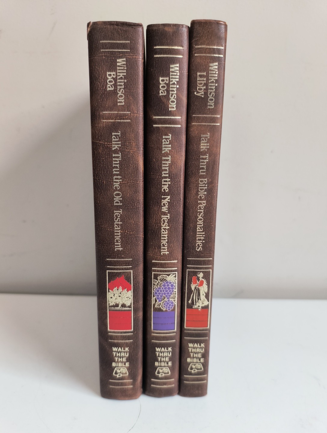 Talk Thru the Bible Set Of Three Trilogy Wilkinson Boa Libby 1983 HardBack Books