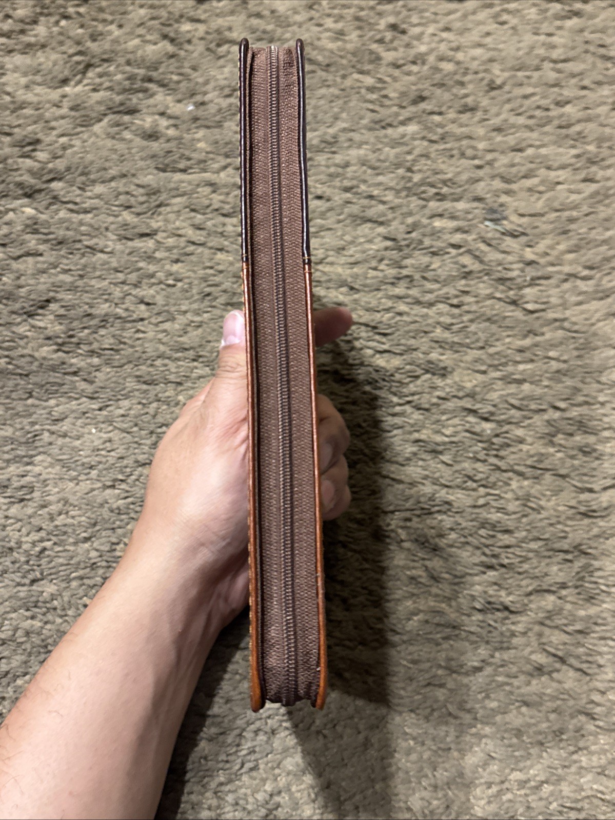 Trust Jeremiah 17:7-8 Bible Verse Brown Faux Leather Journal Inspirational Pages