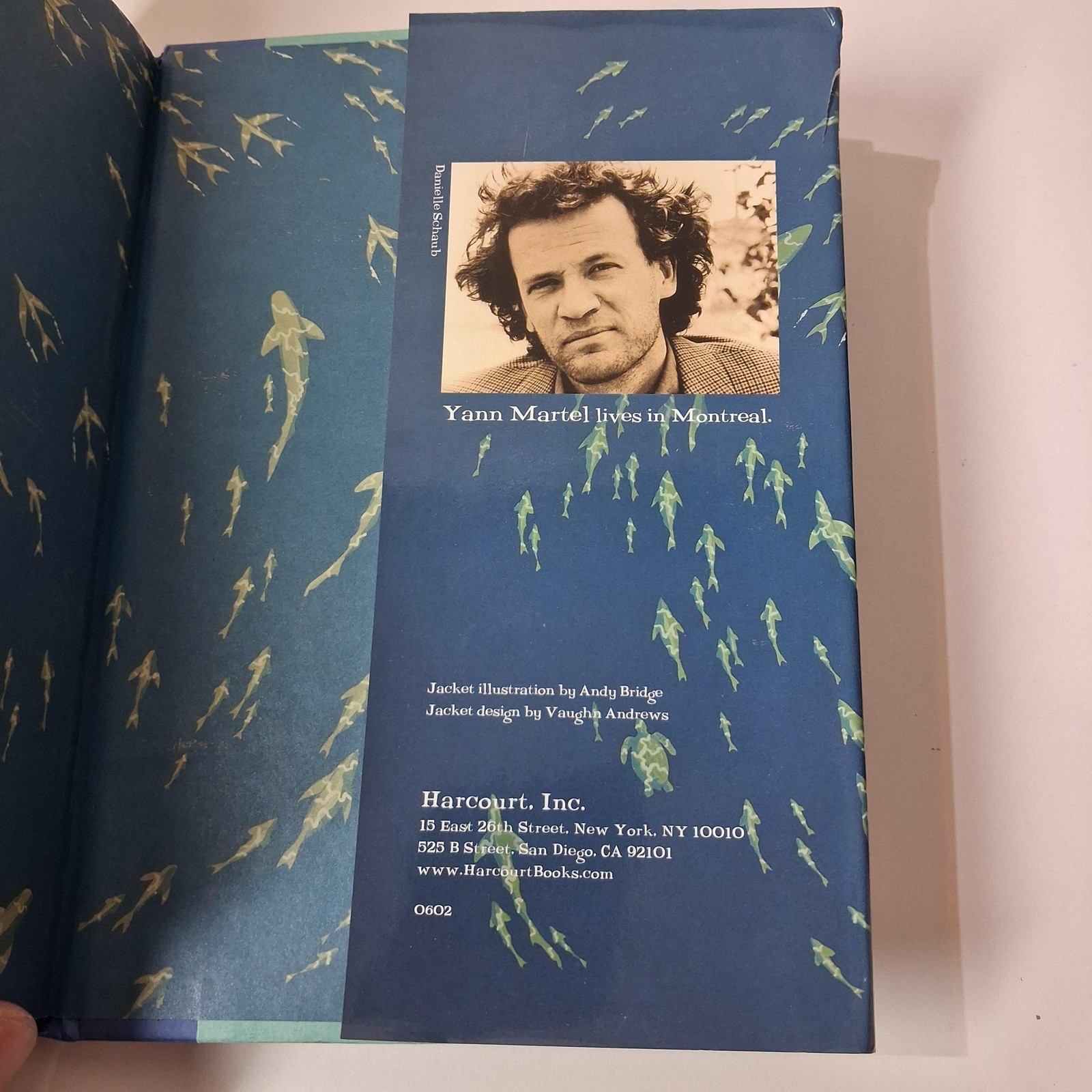 Life Of Pi A Novel Yann Martel Harcourt Blue HC DJ First Edition 2001 USA
