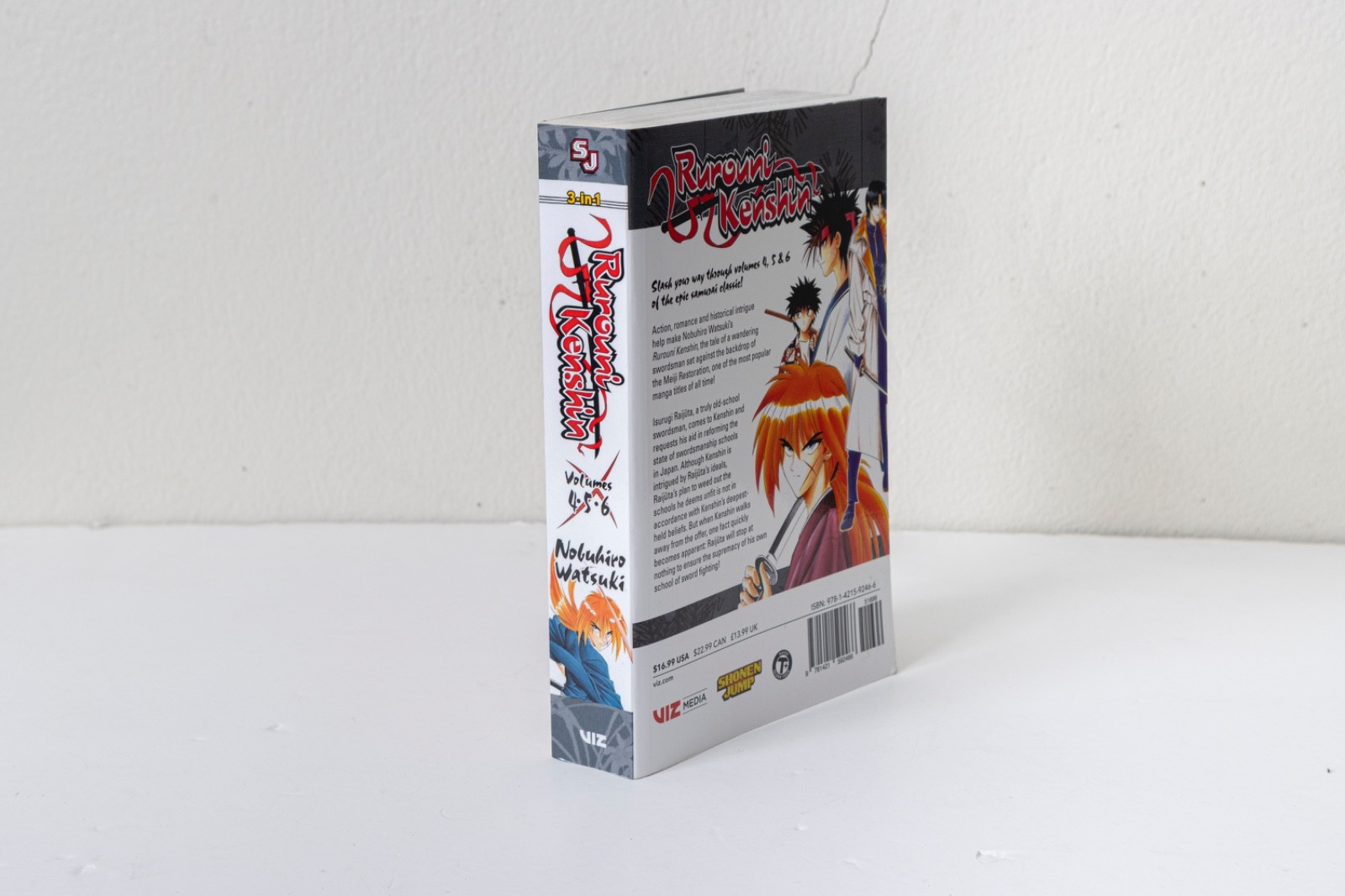 Rurouni Kenshin 3 in 1 Volumes 4 5 & 6 | Manga Book English Shonen Jump