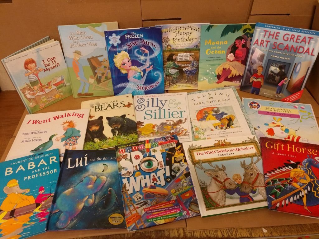 5 LBS (Pounds) Kids Children Books by Genre BOARD TODDLER CHAPTER STORYTIME SET
