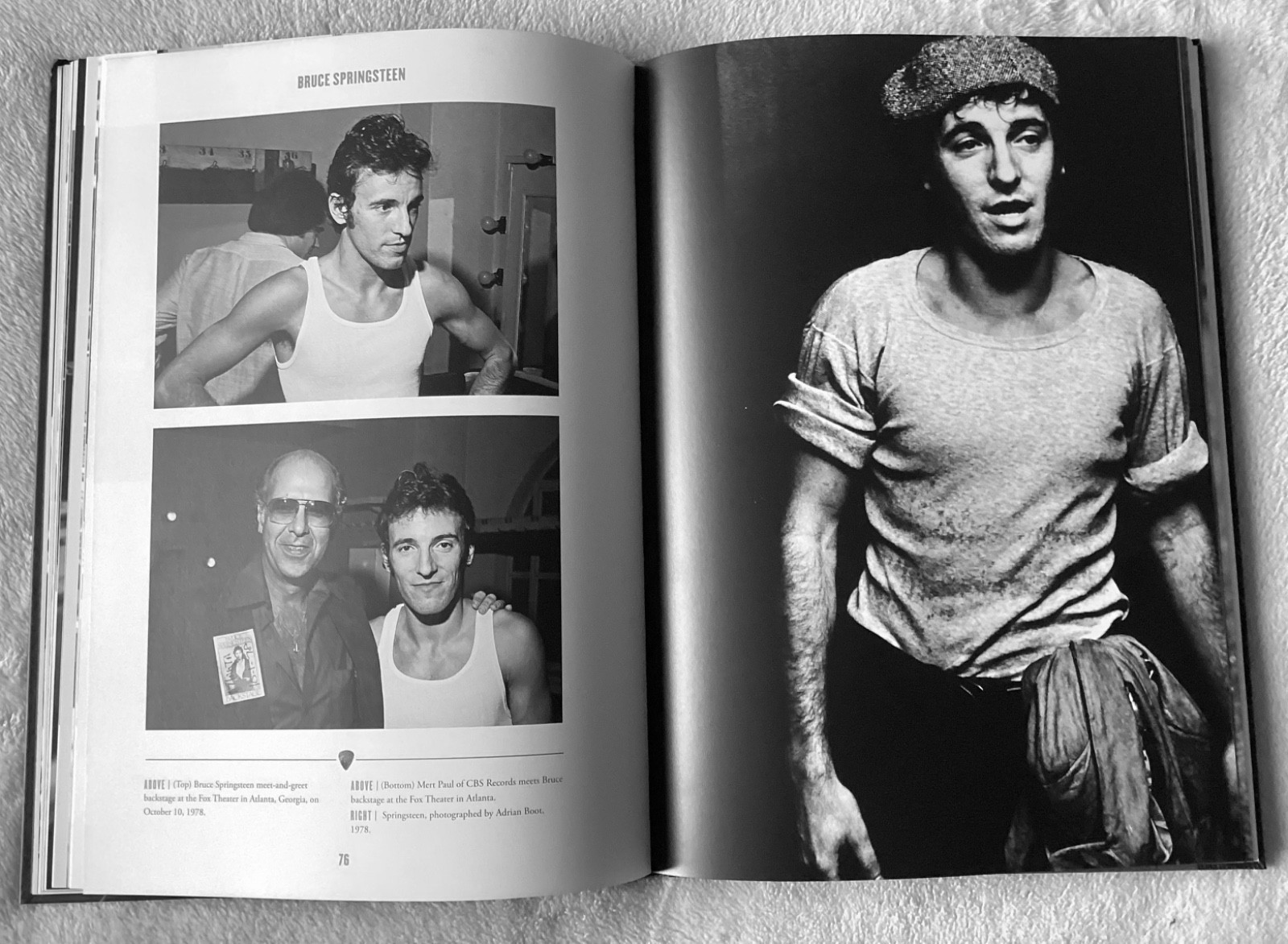 “BRUCE SPRINGSTEEN – An Illustrated Biography” – Hardcover – 184 Pages! – MINT!