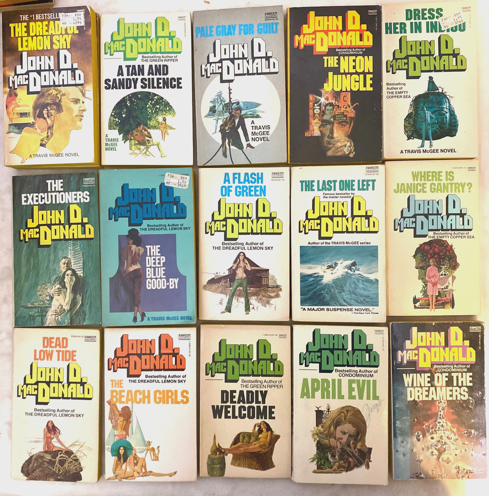 Travis McGee JOHN D MACDONALD LOW Flat Rate Shipping 4 AS MANY GOOD PB U WANT #1