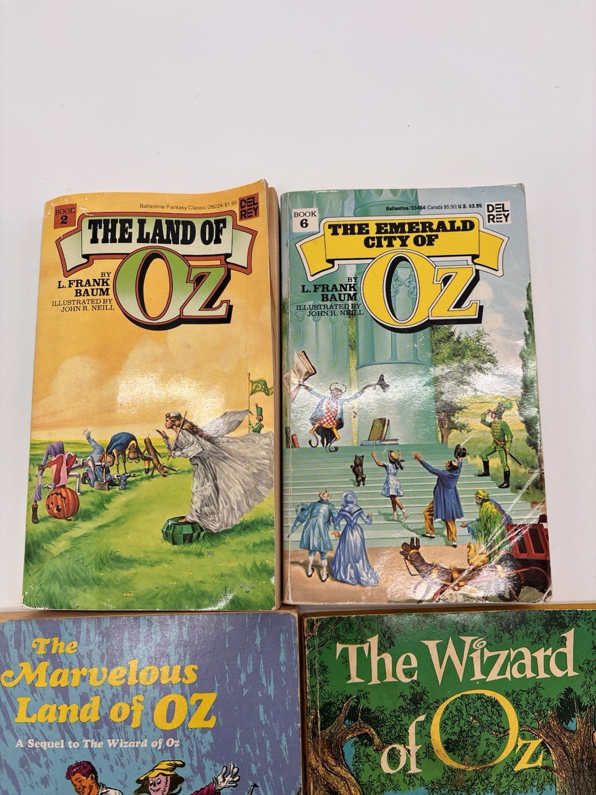 Wizard Of Oz Chapter Books Set Of 4 Vintage 1970s Paperback Books Scholastic