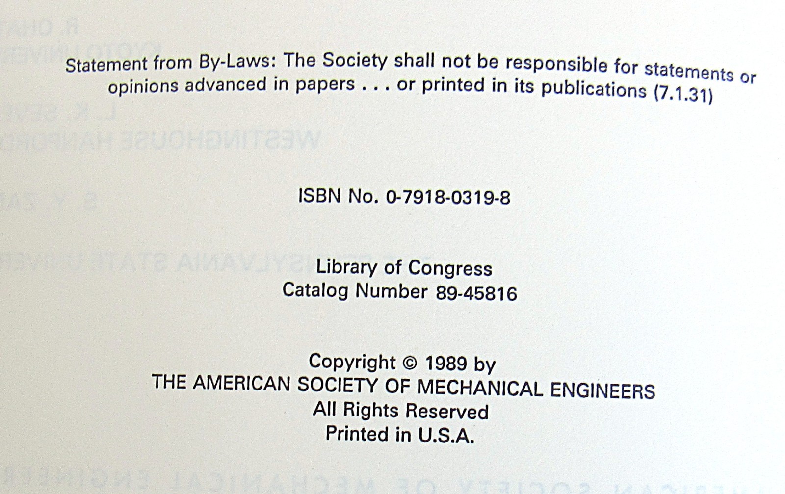 Structural Design for Elevated Temperature Environments PVP vol 163 1989