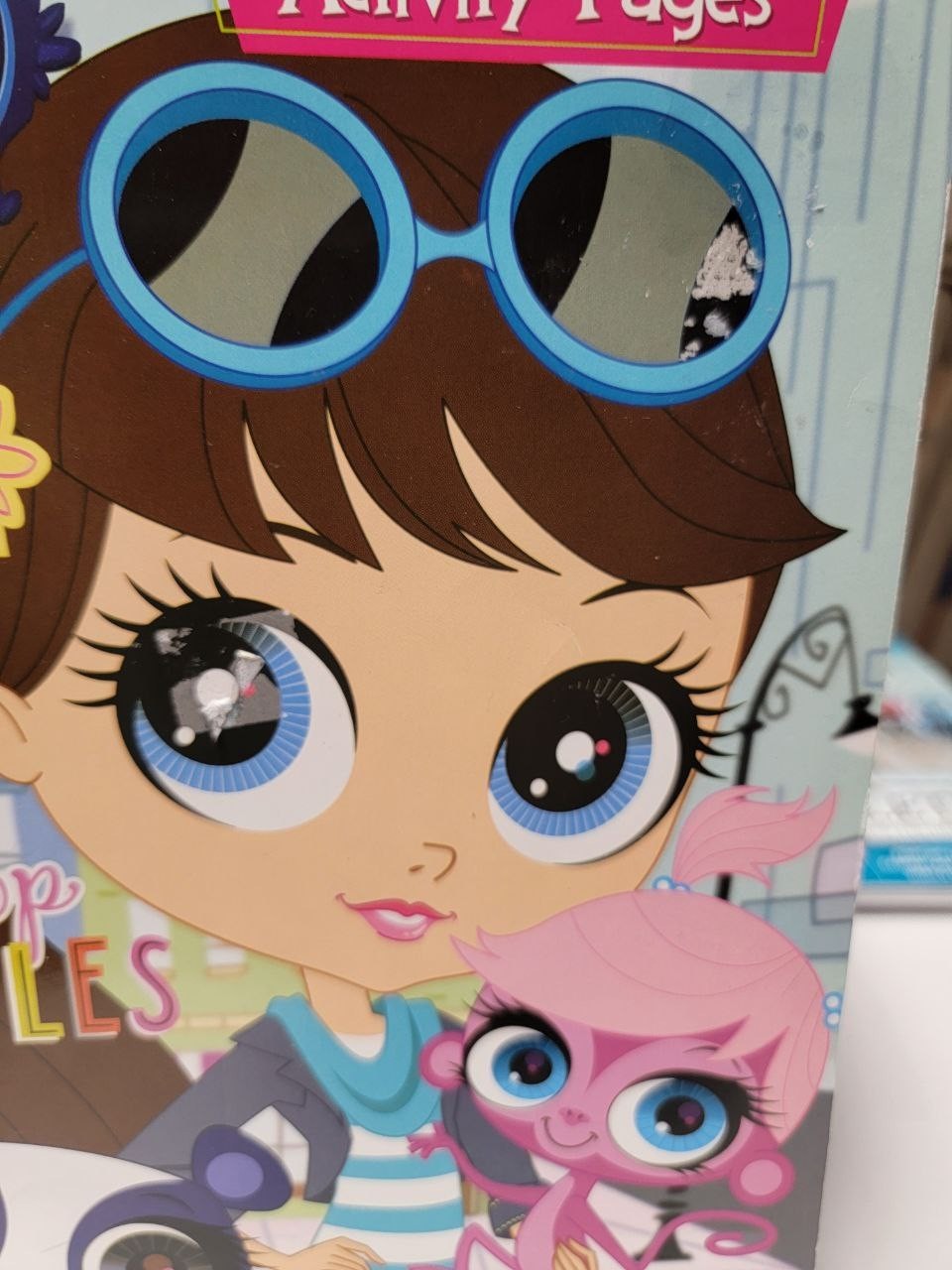 2015 Littlest Pet Shop Styles Coloring Activity Book Stickers 288 Pages UNUSED