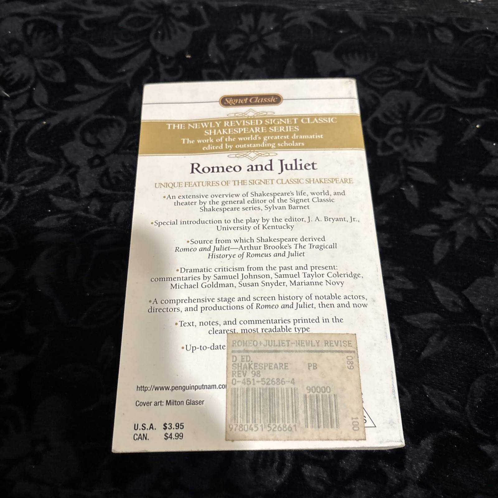 Romeo and Juliet by William Shakespeare (1998, Mass Market)
