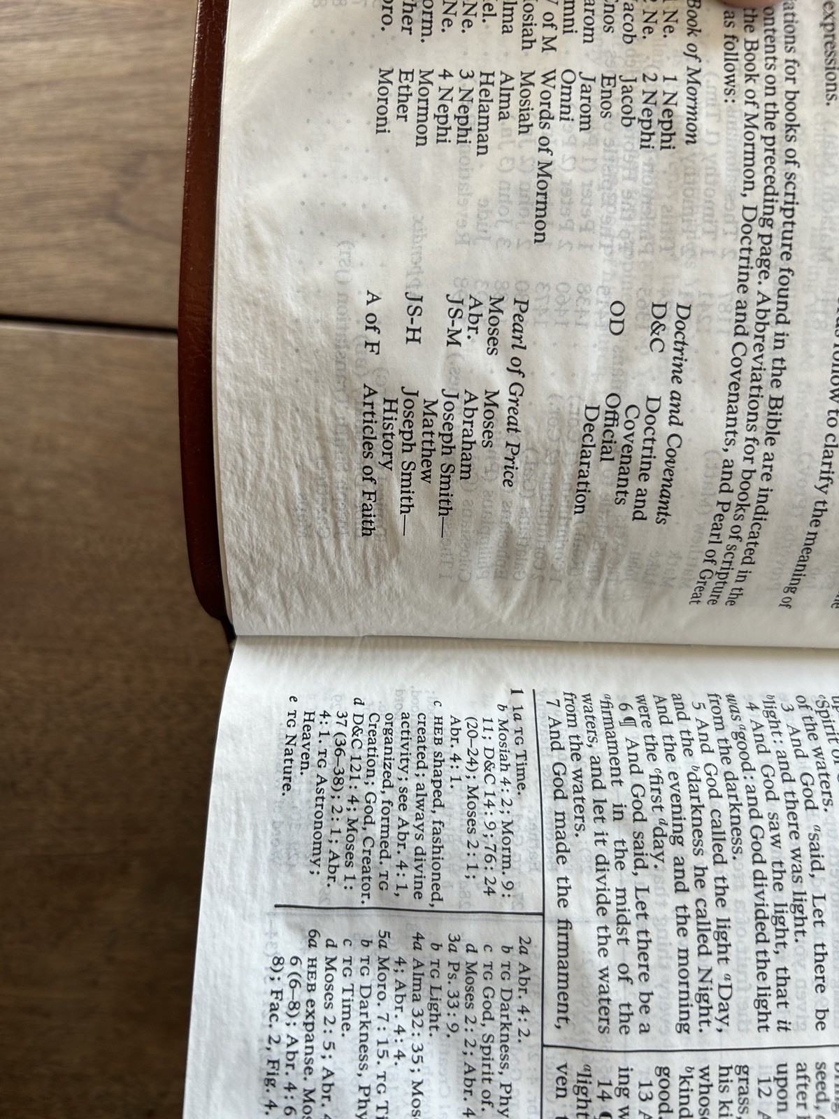 Holy Bible Book of Mormon Doctrine and Covenants Pearl of Great Price Indexed