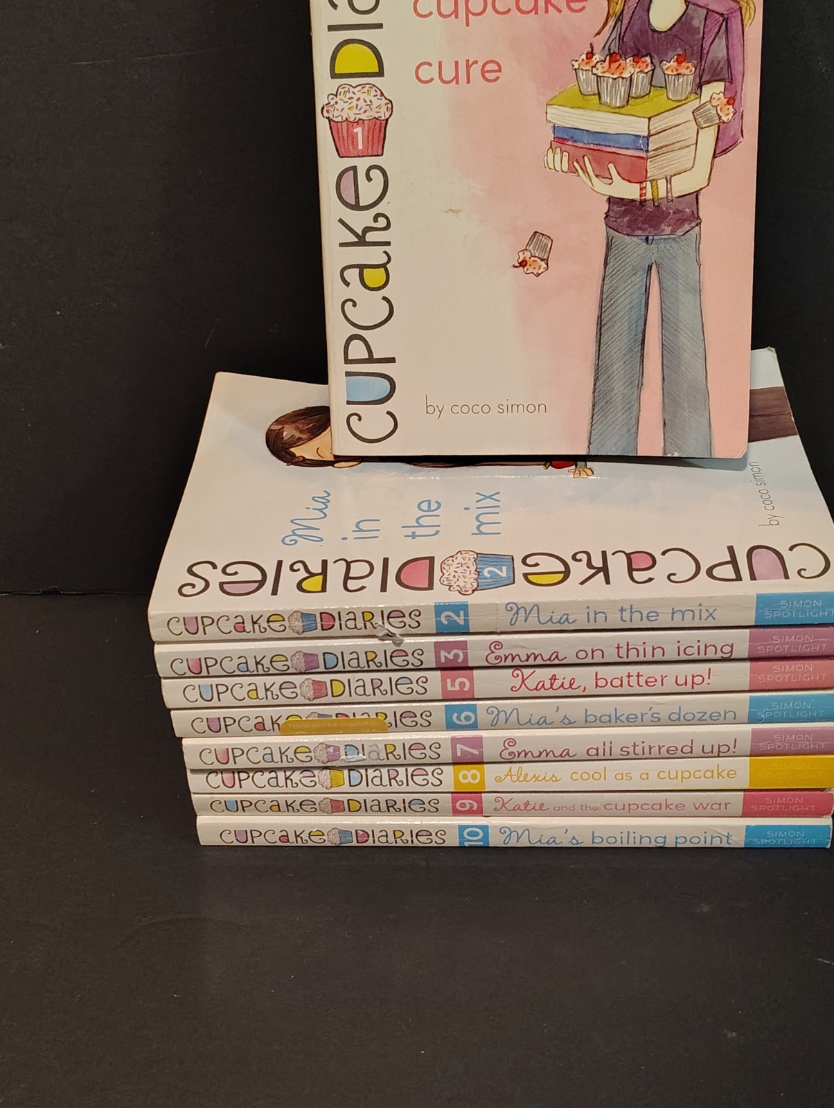 9 Cupcake Diaries Book Lot Vols 1-10 No #4 Coco Simon
