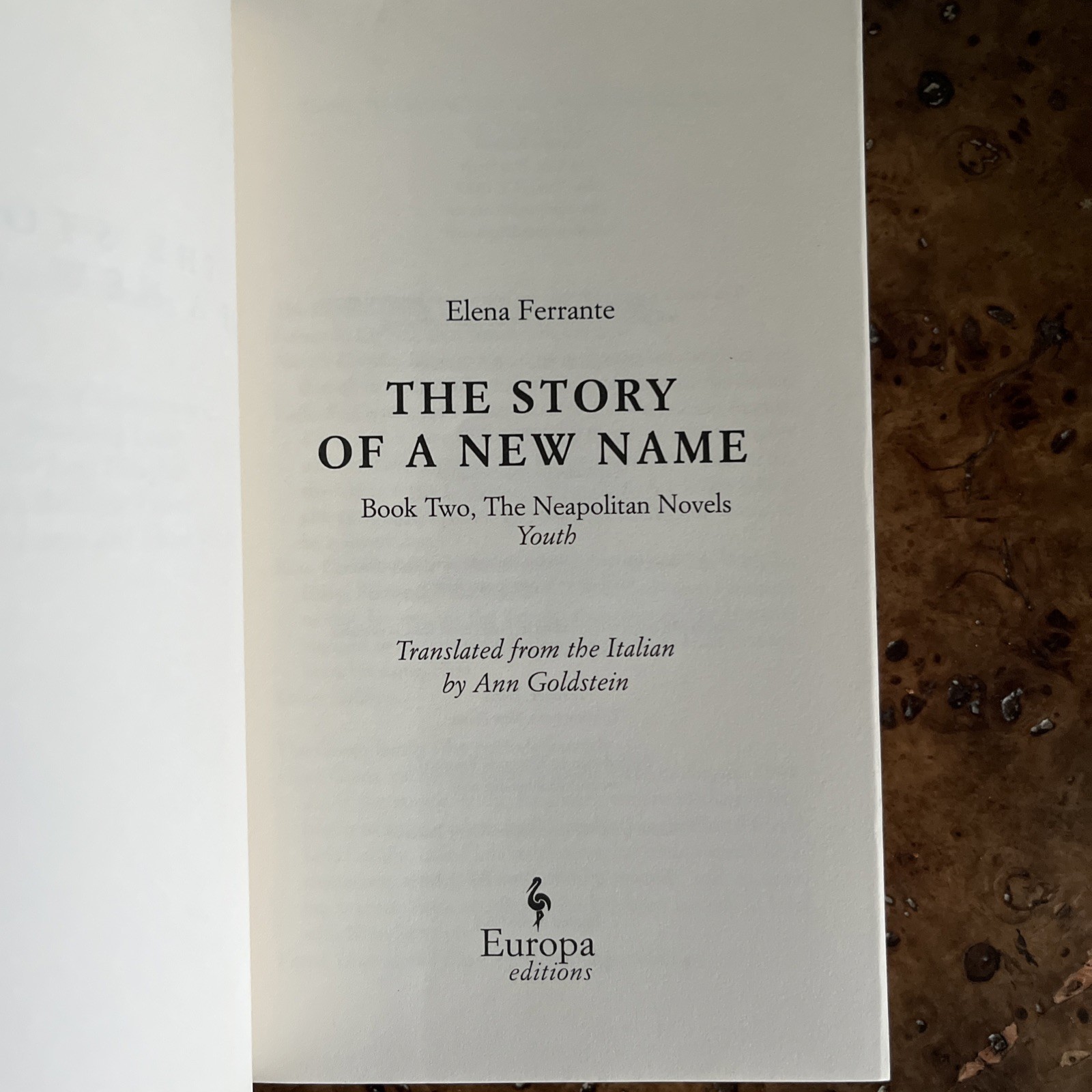 Elena Ferrante Neapolitan Novels—Complete Set, 4 Books—Europa Editions
