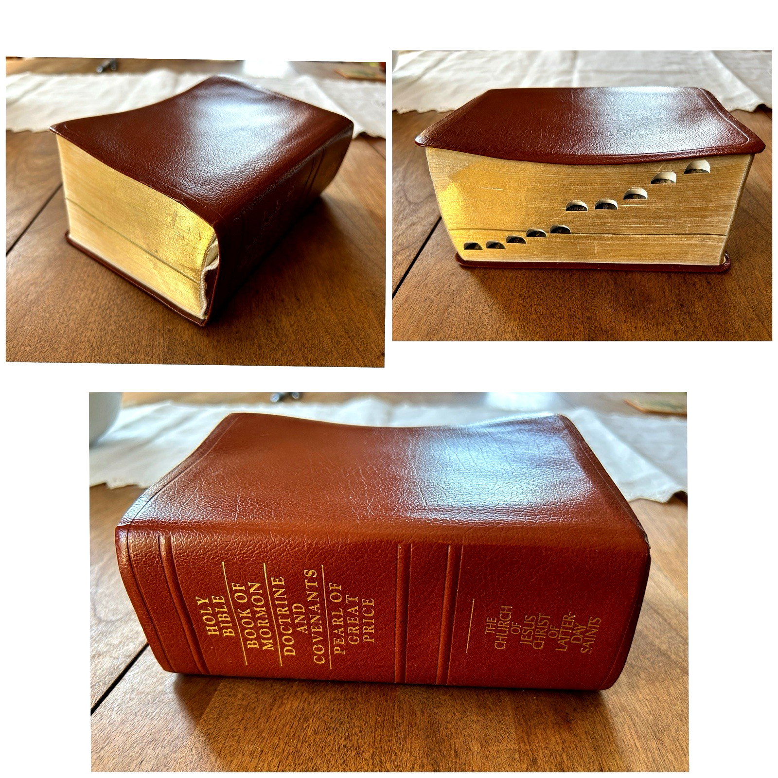 Holy Bible Book of Mormon Doctrine and Covenants Pearl of Great Price Indexed