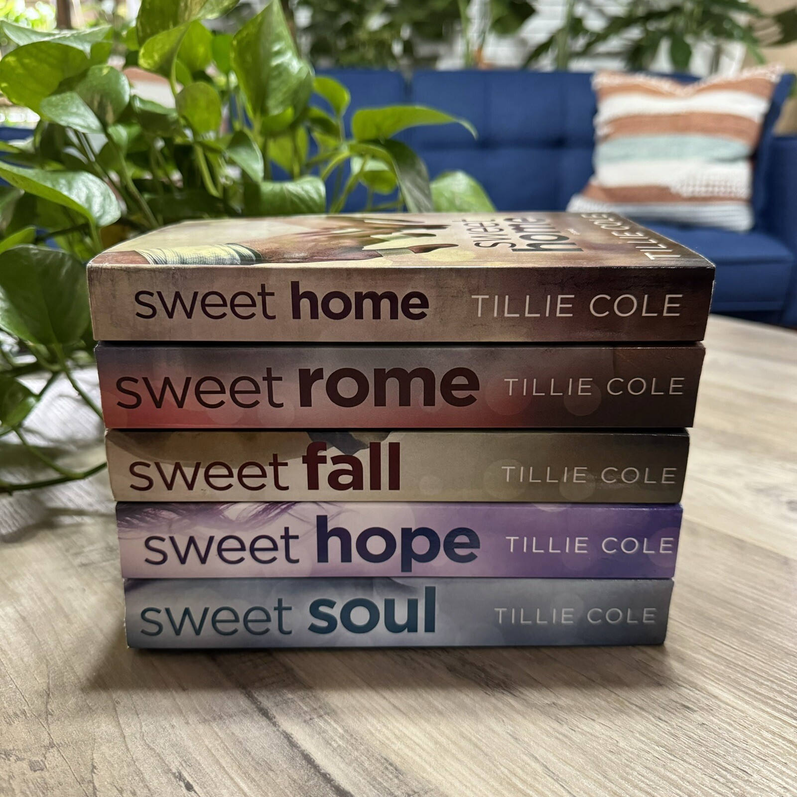 SIGNED Complete Sweet Home Series By Tillie Cole ( Home, Rome, Fall, Hope, Soul)