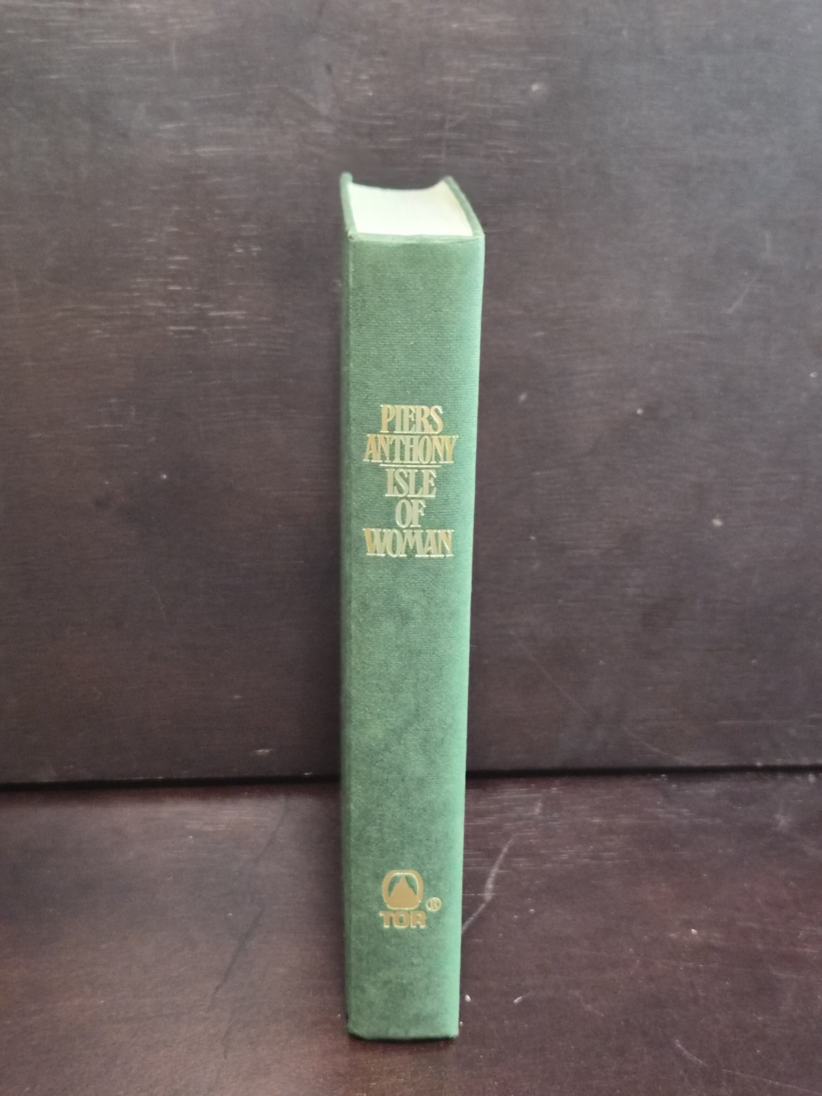 ​Isle of Woman Piers Anthony 1993 1st Ed 1st Printing HCDJ LN Mylar Geodyssey