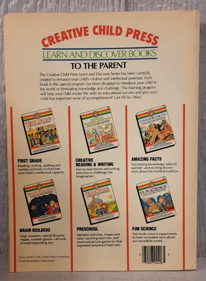 Vtg 1986 CREATIVE CHILD PRESS BRAIN BUILDERS LEARN AND DISCOVER NOS 256 Pages