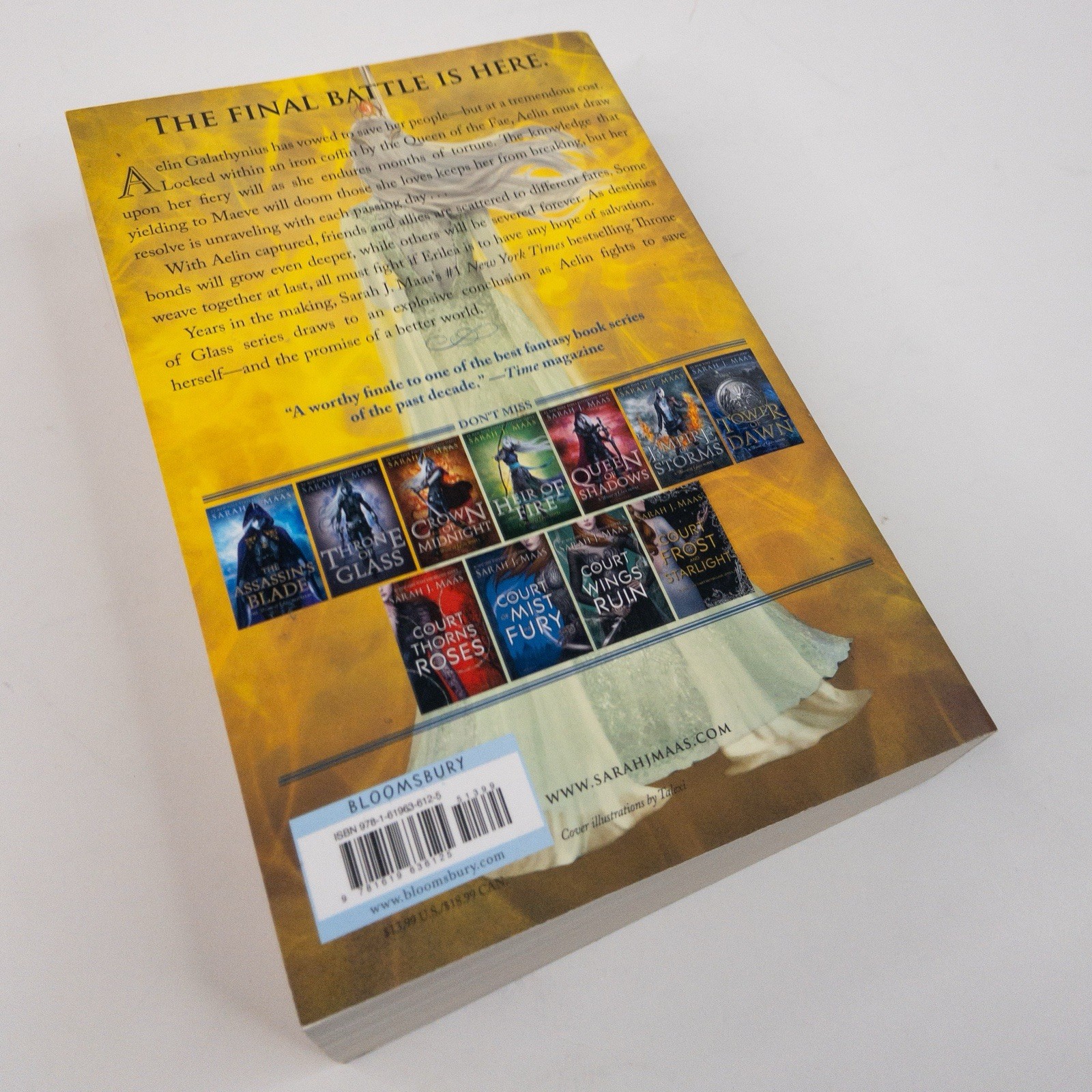 Throne of Glass KINGDOM OF ASH Sarah J Maas 2018 Paperback – Please Read