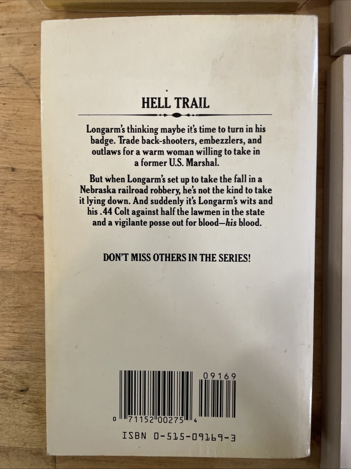 4 paperbacks by Tabor Evans – Longarm Novel + 105, 217 and 223
