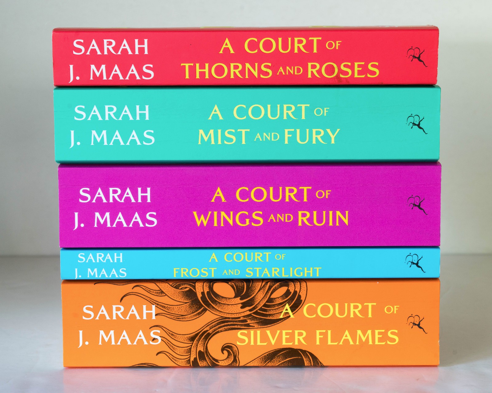 Sarah J. Maas COURT OF THORNS AND ROSES ACOTAR Complete Series Lot of 5 PB Books