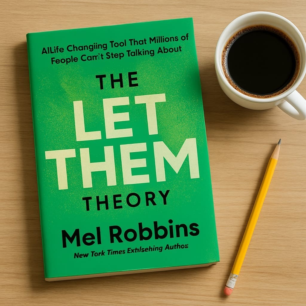 The Let Them Theory Book by Mel Robbins Paperback Self Help Guide