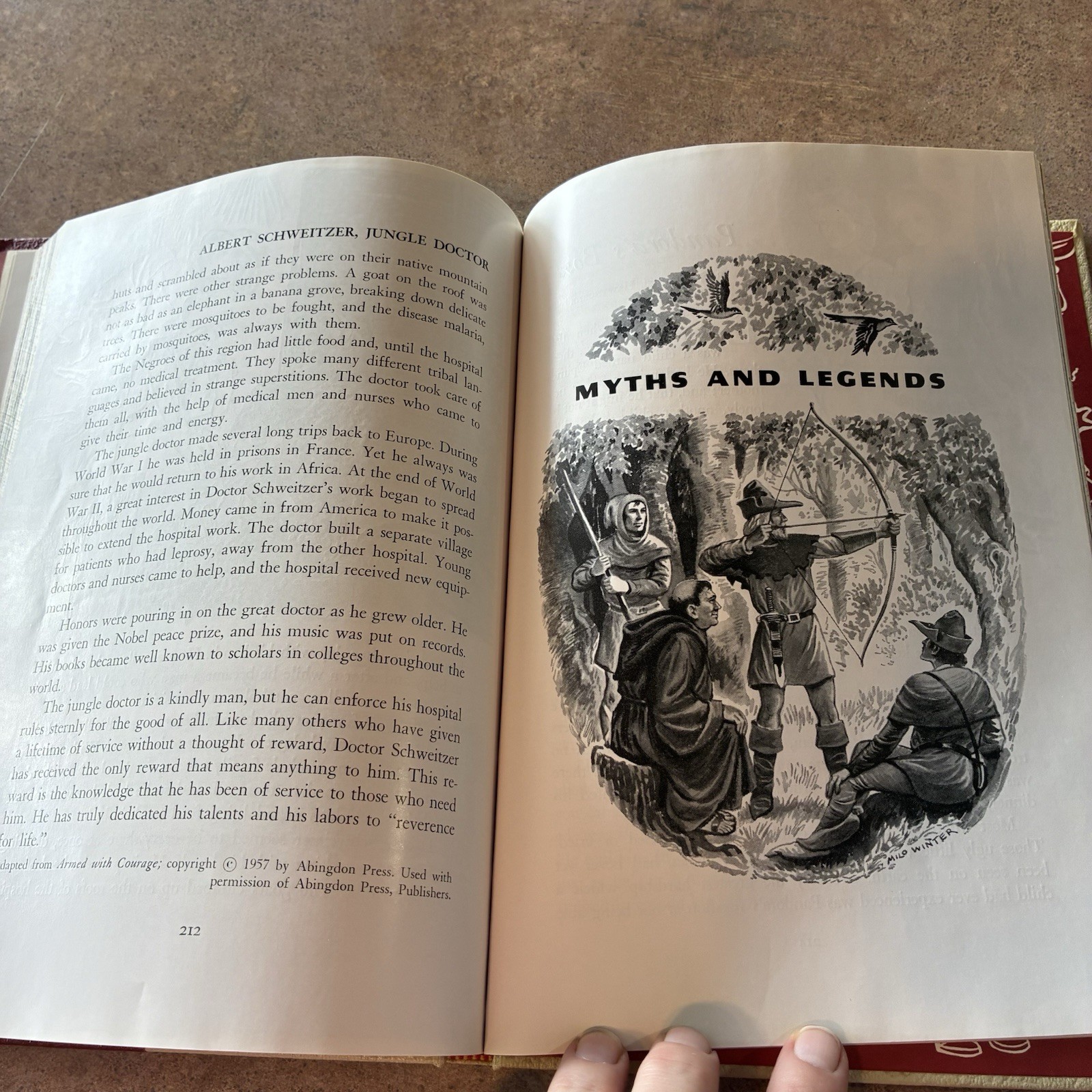 Vintage Childcraft Vol. 6 – Great Men And Famous Deeds Hardcover 256 Pages