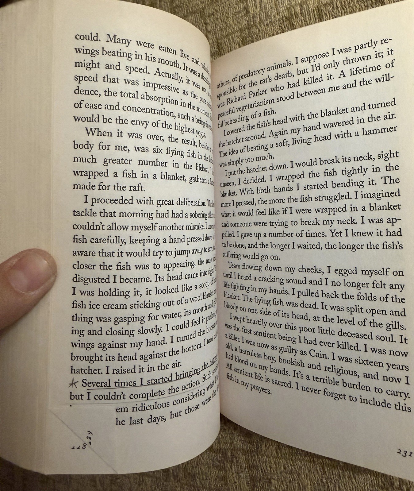 Life Of Pi A Novel By Yang Martel (Paperback 2001) Used Good
