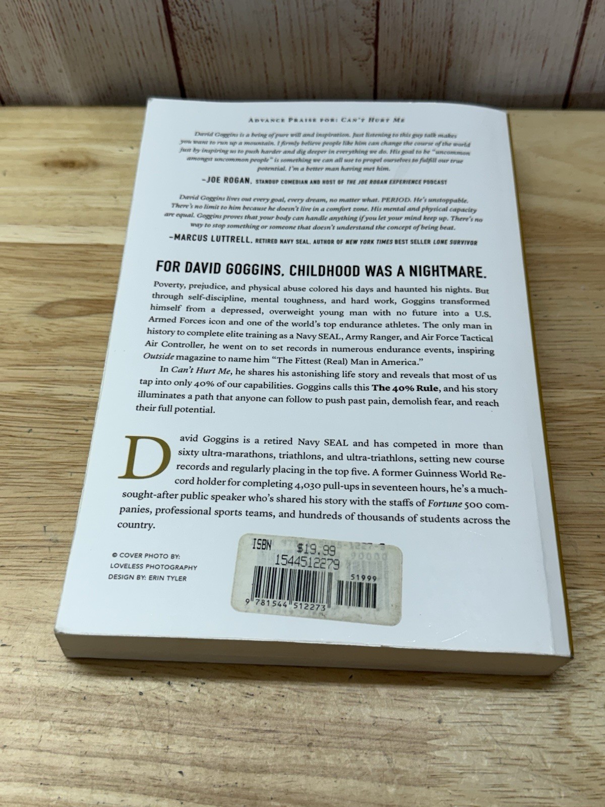 Can’t Hurt Me: Master Your Mind and Defy the Odds by Goggins, David Good