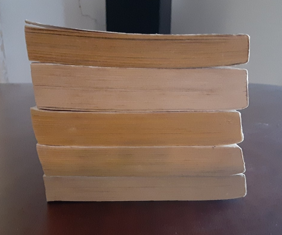 Lot of 5 Vintage CONAN Paperback Books Hyborian Age Stories Ace Sci Fi TOR