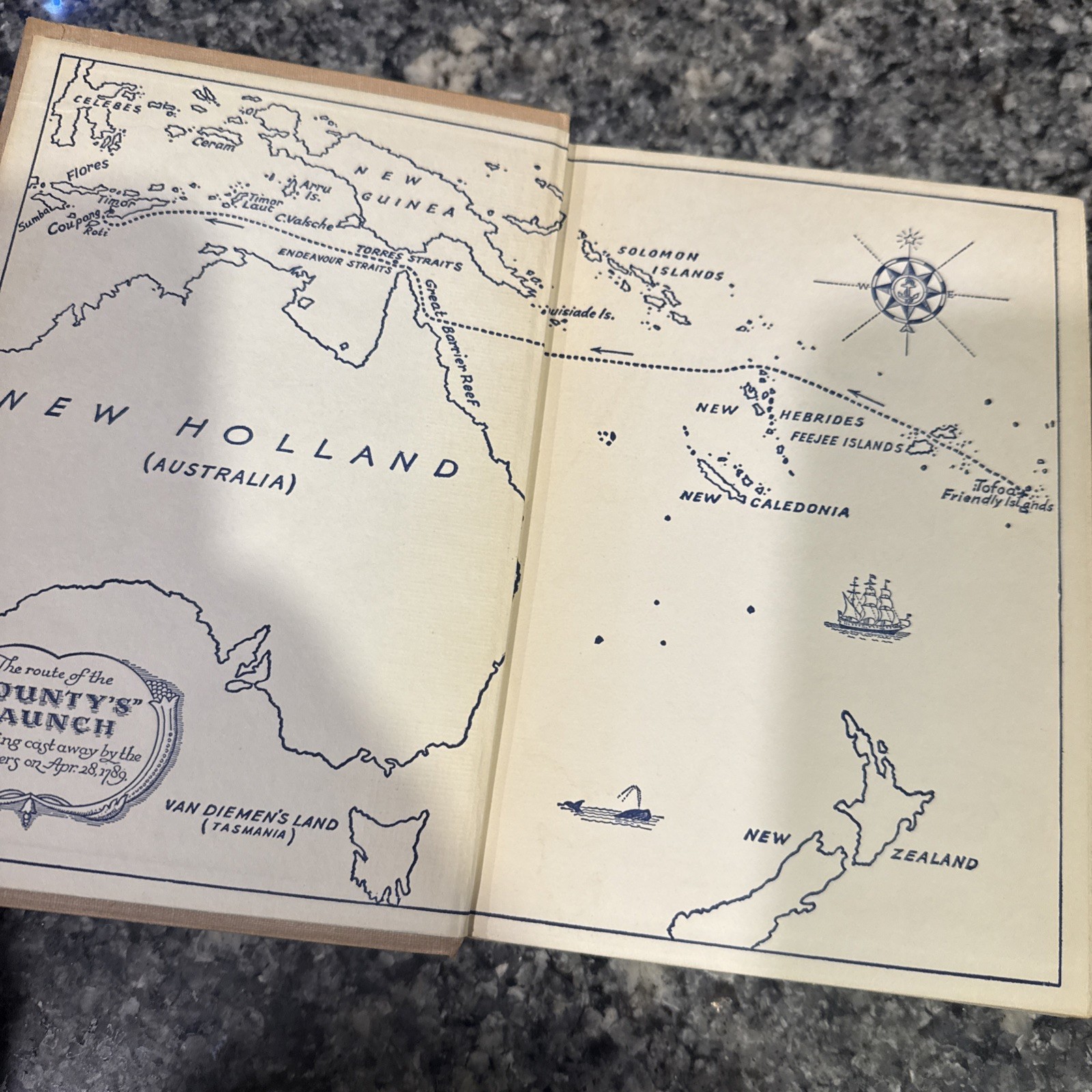 Vintage Nautical Book Lot Bounty Trilogy Wyeth HMS Diamond 1957 Naval Anthology