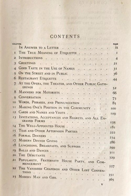 Etiquette: The Blue Book of Social Usage – Latest Edition