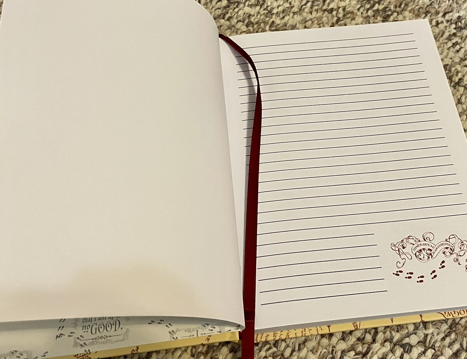 Harry Potter Mischief Managed Marauders Map Hard Cover Journal, 6 x 8 inches