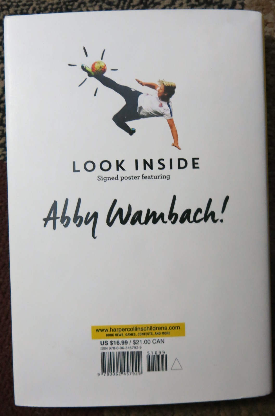 Forward My Story by Abby Wambach – Olympic Gold for Soccer 1st Edition HB