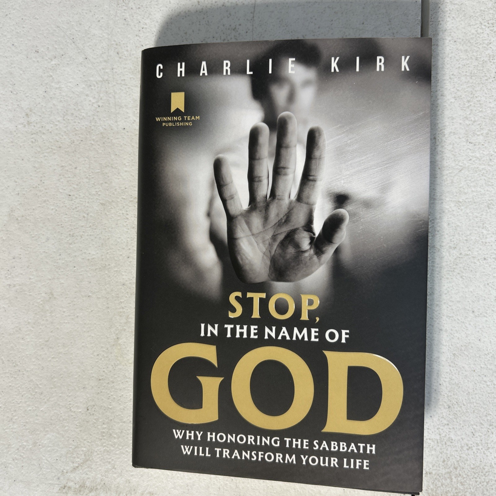 Stop, In the Name of God By Charlie Kirk 2025 Hardcover Book HC/DJ First Edition
