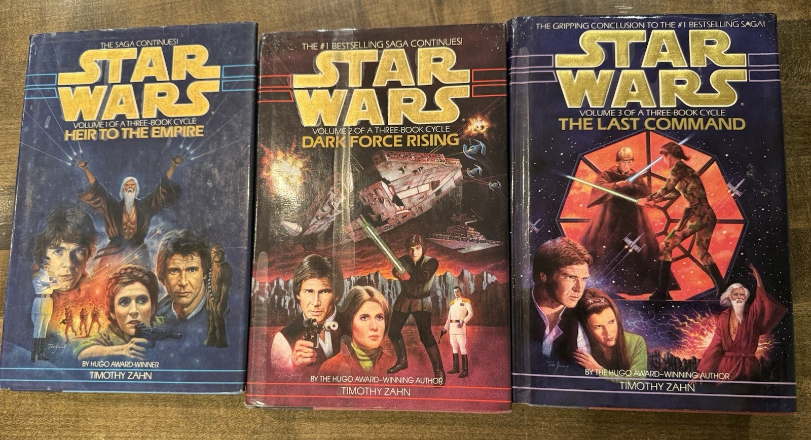 STAR WARS Thrawn Trilogy HC Book Set (All 1st Editions) Heir Empire Dark Force