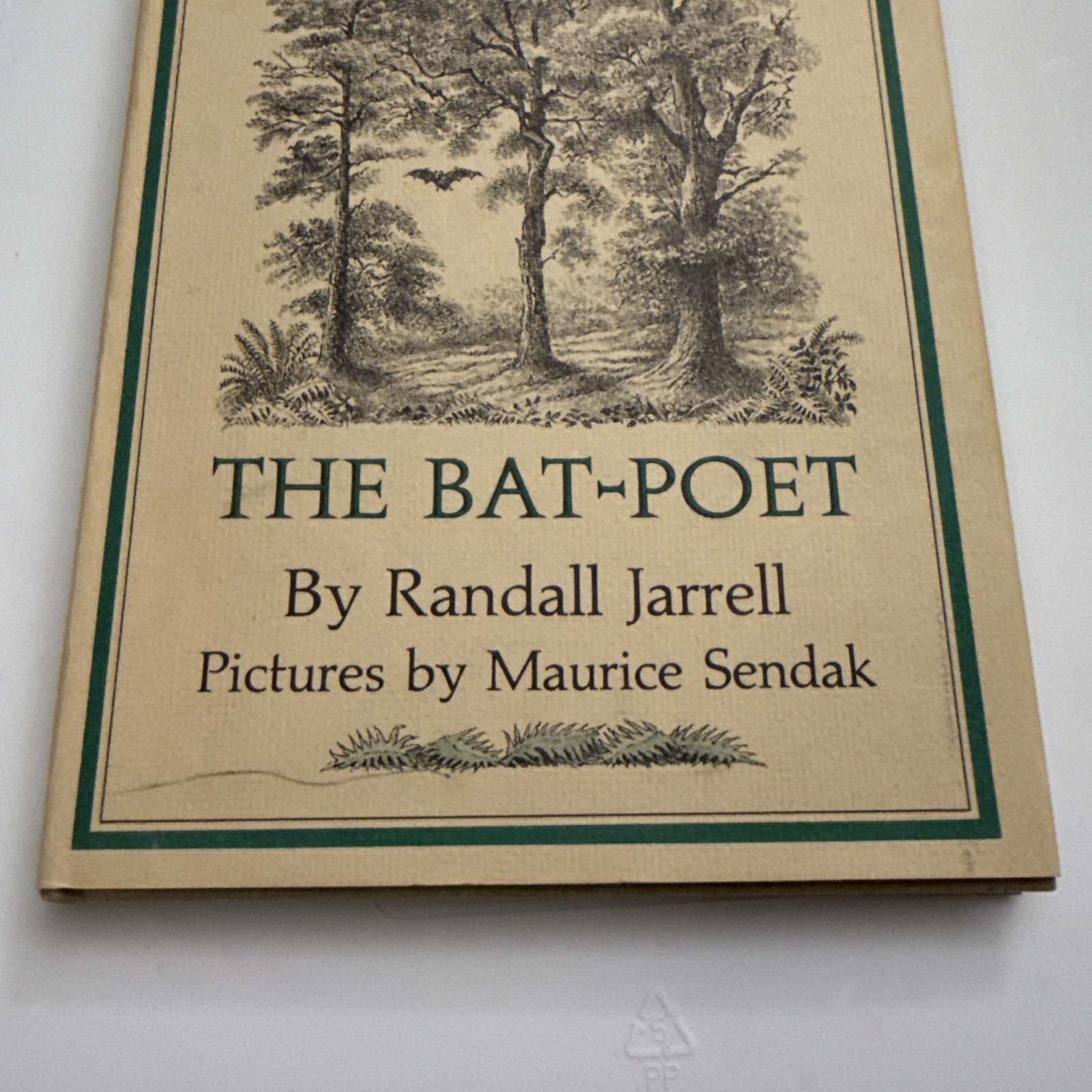 The Bat-Poet Randall Jarrell 1963 HC w/ Dust Jacket Maurice Sendak Illustrated