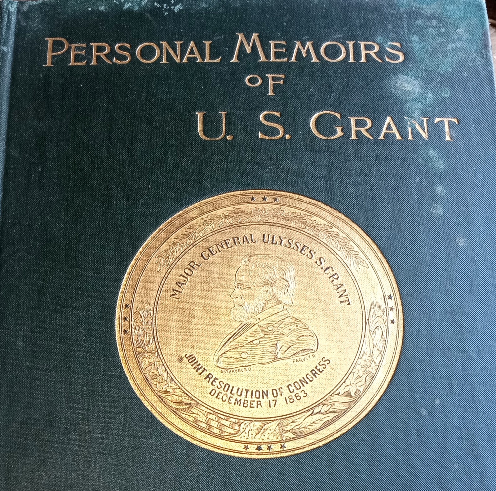 Personal Memoirs Of U.S. Grant ✬1885 Vol.I Antique HC✬ Ulysses Civil War Army
