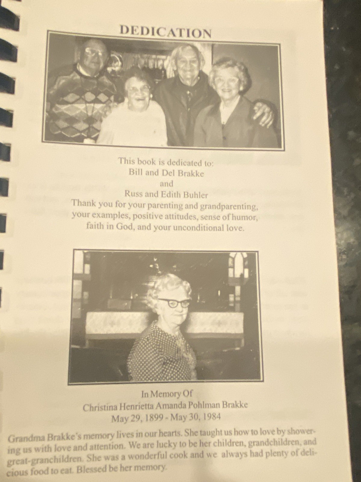 cooking with memories millennium edition A collection of Recipes and family