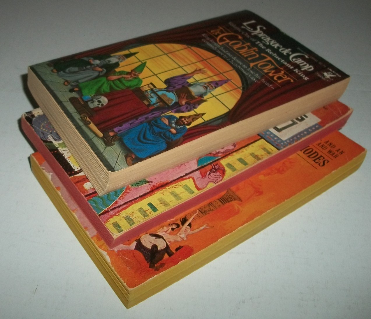 L Sprague De Camp Bronze God of Rhodes Genus Homo Goblin Tower 1st PB lot 3 VGGD