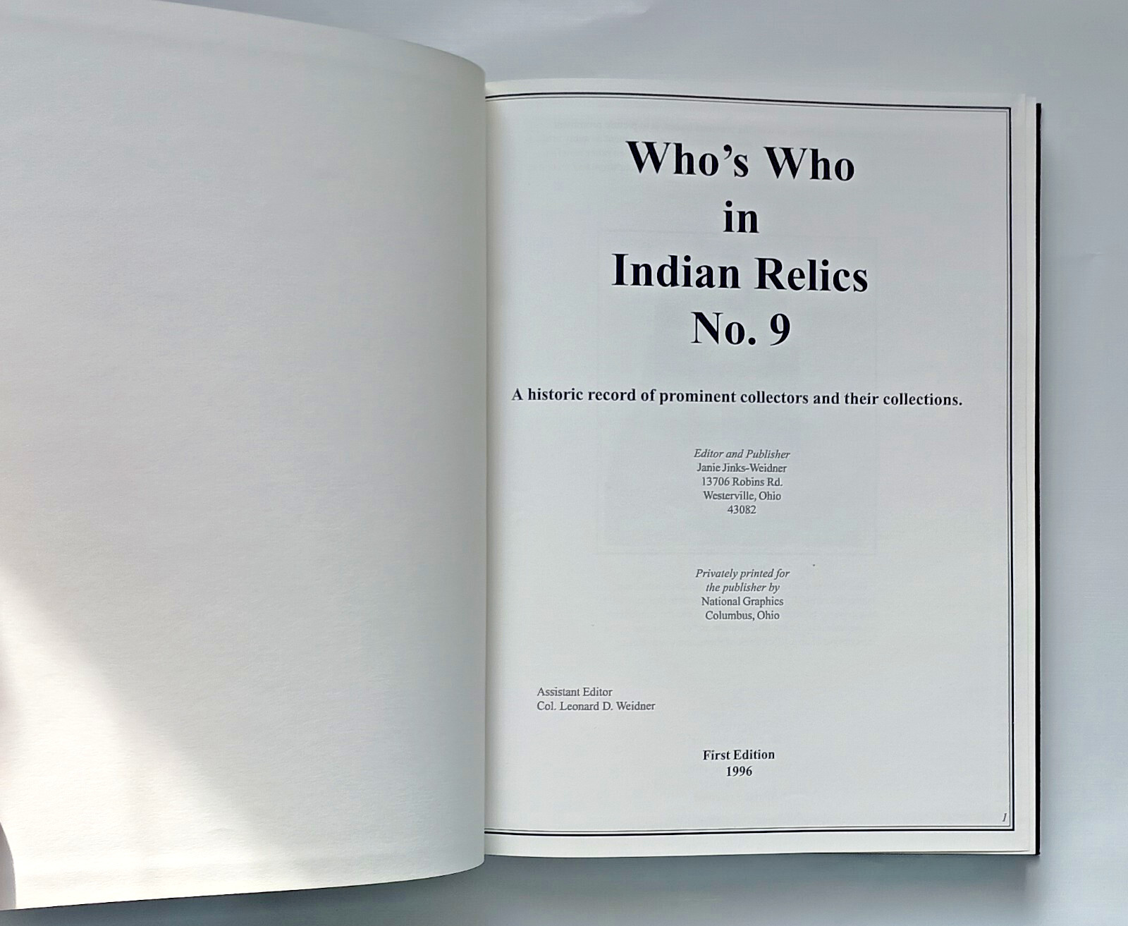GOLD EDTION Who’s Who in Indian Relics No. 9 – 400 Pages – High Quality Photos