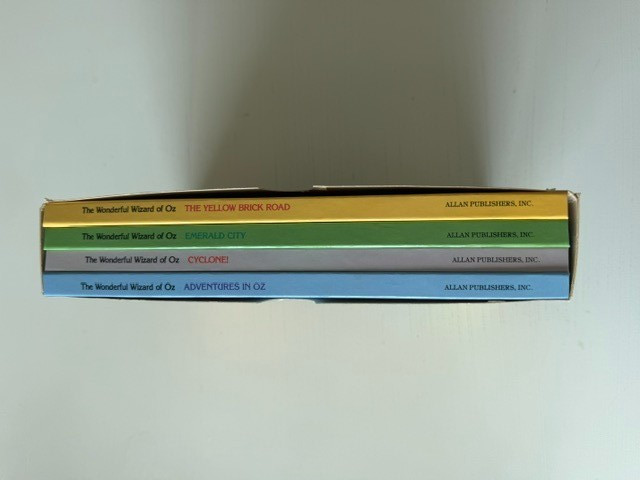 The Wonderful Wizard of Oz Treasury Collection 4 Pop Up Books Set 1991 Vintage