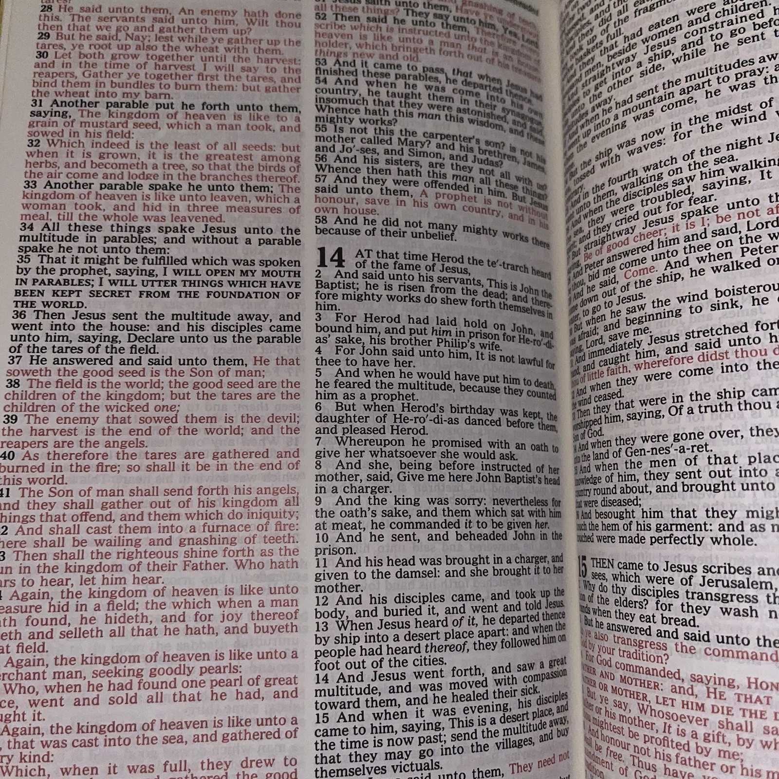 Holy Bible Concordance KJV Red Letter Edition 1973 Burgundy Word Aflame Press