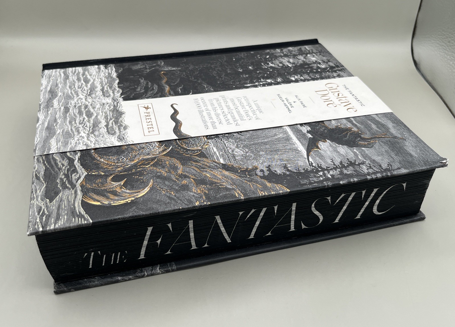 Fantastic Gustave Doré STUNNING BEAUTY HUGE ART BOOK B&W Prestel