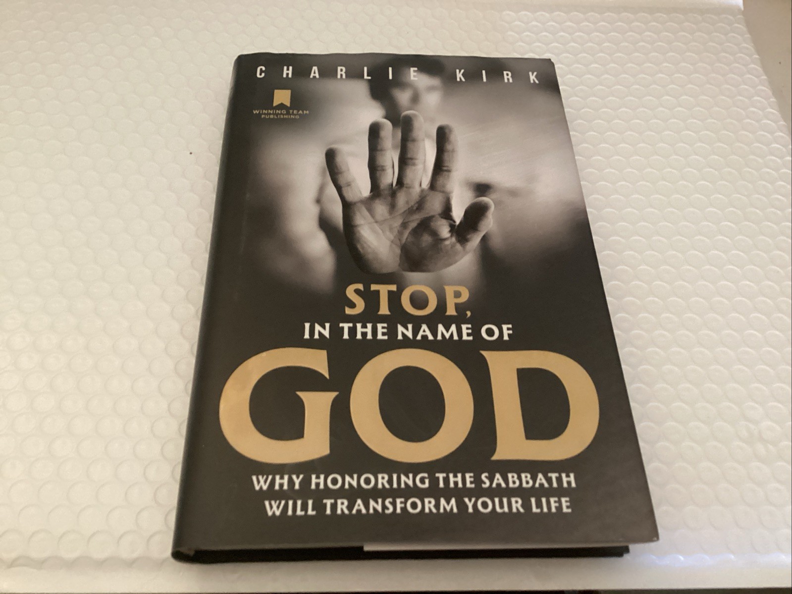 Stop, In the Name of God By Charlie Kirk 2025 Hardcover Book HC/DJ First Edition