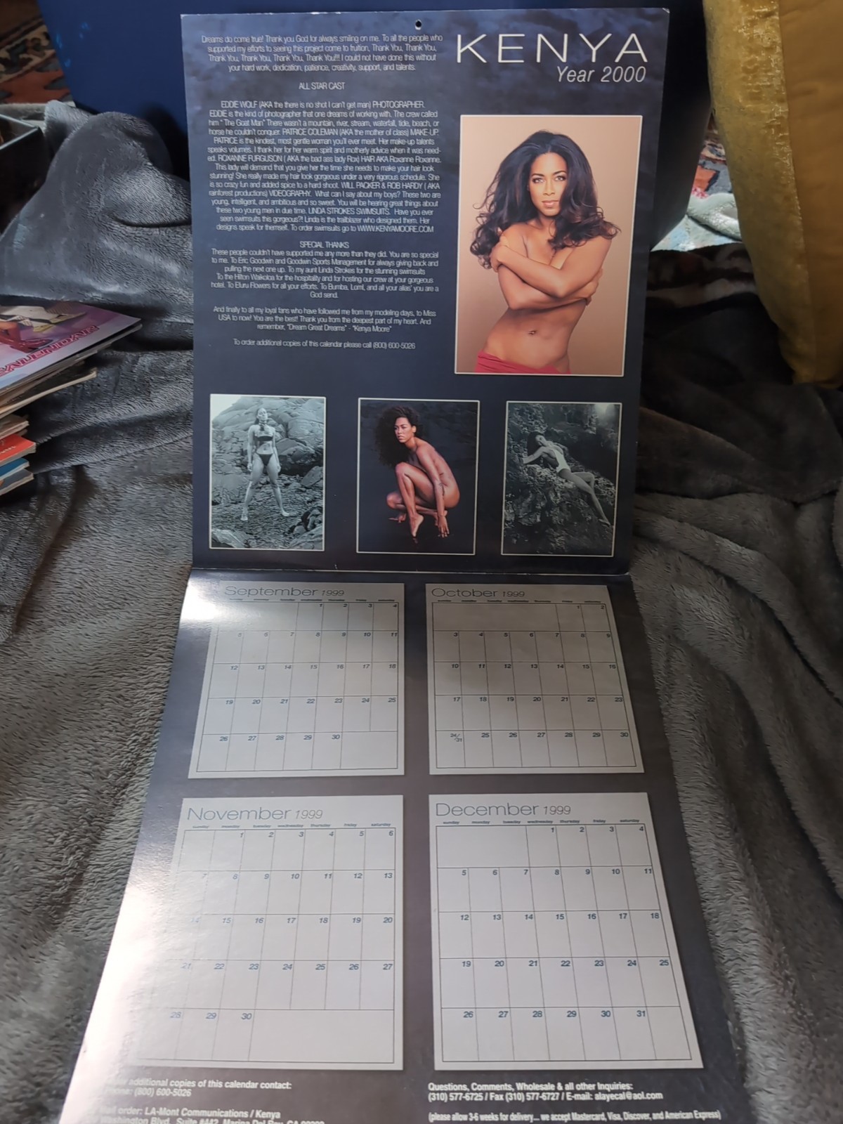 KENYA MILLENNIUM EDITION SISTEEN MONTH 2000 CALENDAR VTG